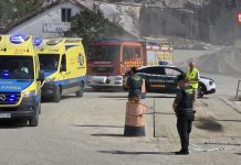 Una explosión en una cantera de O Porriño deja cuatro heridos, uno de ellos muy grave