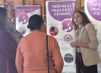 Llega a Baiona la exposición «Mulleres FEMUPO, mulleres que fan Camiño»