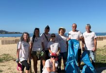 Voluntarios retiran 20 kilos de residuos del río Muíños en Nigrán