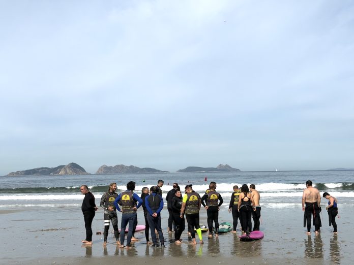 Praia de Patos surf inclusivo